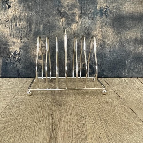 Silver wire toast rack - silver,