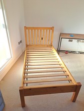 John and Lewis Single Bed Frame Solid Pine