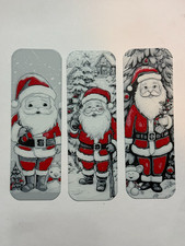 Santa Claus Bookmark Set –