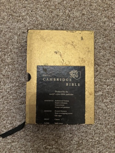 Cambridge bibles vintage - cambridge,