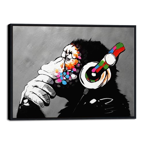 Black framed monkey with - monkey,