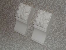 A pair of traditional design plaster corbels , Made in the UK
