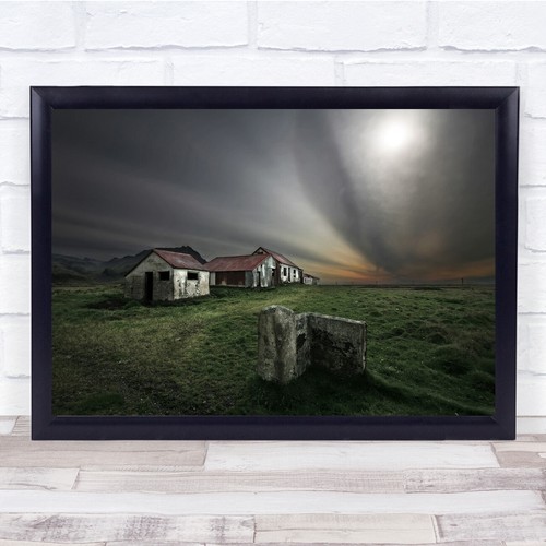 Landscape rural iceland old - iceland,