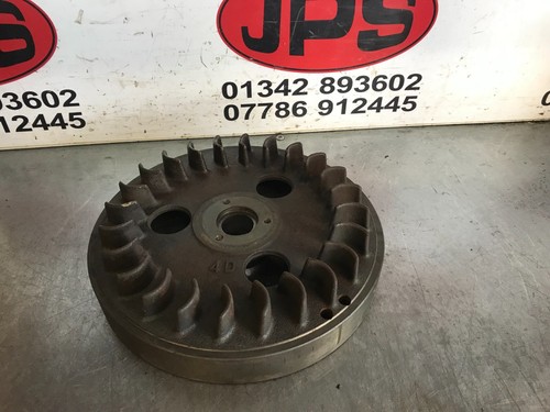 Flywheel and cooling fins - , x