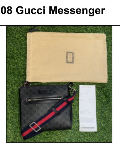 Gucci black canvas - black,