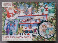 1000 Piece Jigsaw Puzzle - Marks & Spencer - Seasons Greetings - Xmas