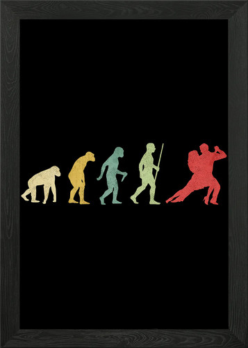 Tango dance evolution - tango, framed