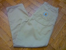 Carhartt Work in Progress Mens Simple Pant Brown Sable Rinsed 33 Waist 32 Leg