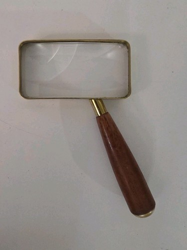 Vintage brass and - brass, wood