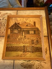 Vintage Handmade Marquetry