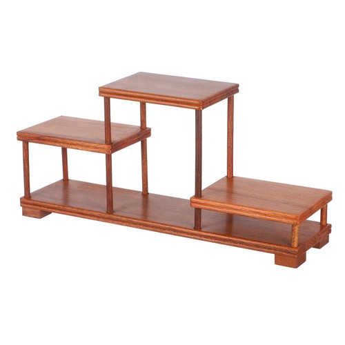 Wooden stool stand flower - wooden,