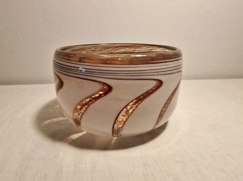 Art glass bowl - art, józefina
