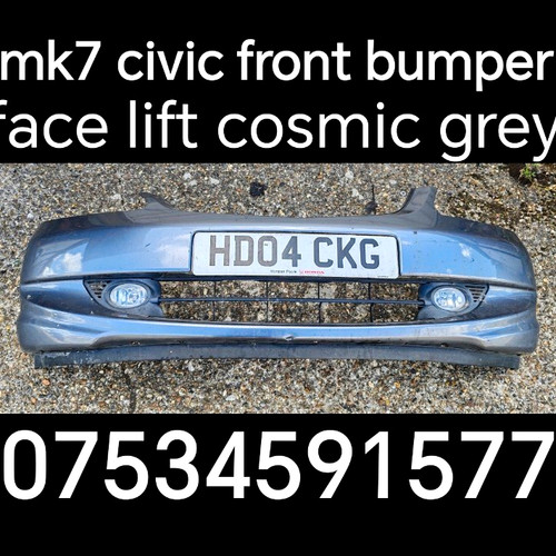 Mk7 honda civic front bumper - mk7,