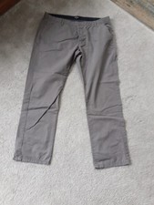 Mens 38R 100% Cotton Dark Grey Jean/chino Trousers