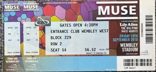 Muse 2010 wembley gig - muse, concert