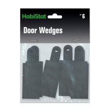 HabiStat Vivarium Door Wedges Black 6 pack