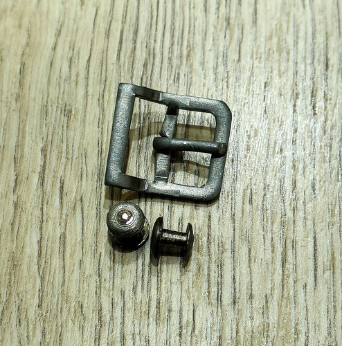 Buckle and rivets for german - buckle,