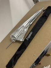 silver photographic umbrella