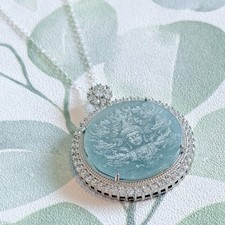 Green Jade & Sterling Silver