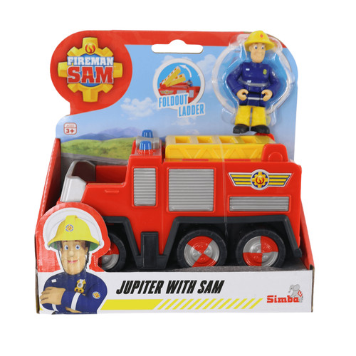 Fireman sam vehicle figure - fireman,