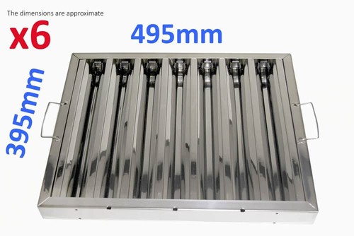 Canopy grease baffle - 6x, filter