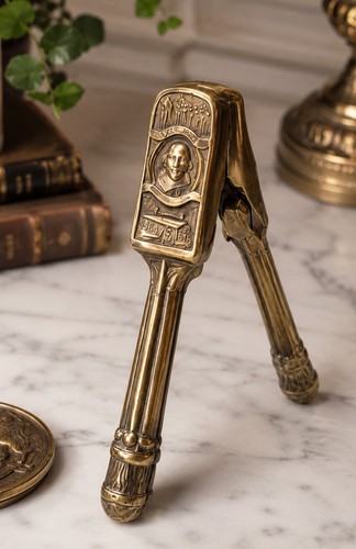 Vintage solid brass william - brass,
