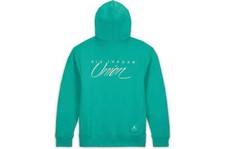 Air Jordan x Union MJ Fleece Hoodie - Kinetic Green/White