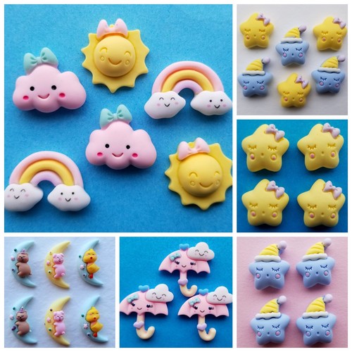 Resin flat backs weather sun - flat,