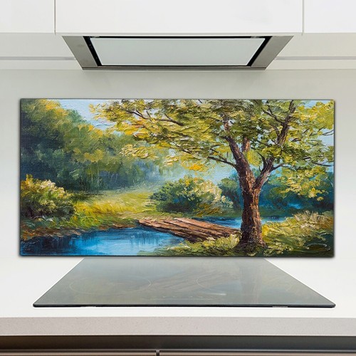 Kitchen splashback tempered - kitchen,