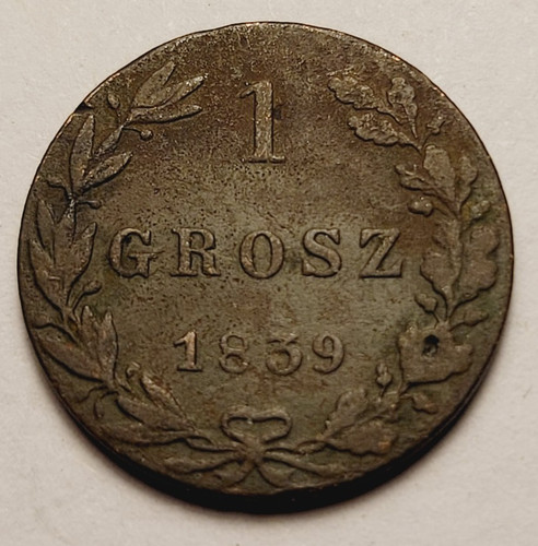 Poland grosz 1839 - grosz, 1839,
