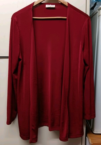 Womens red cardigan size - red,