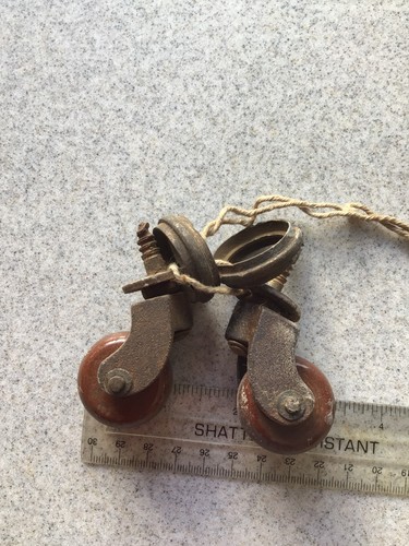 Metal and ceramic castors - ceramic,