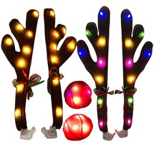 Car Reindeer Antlers & Red