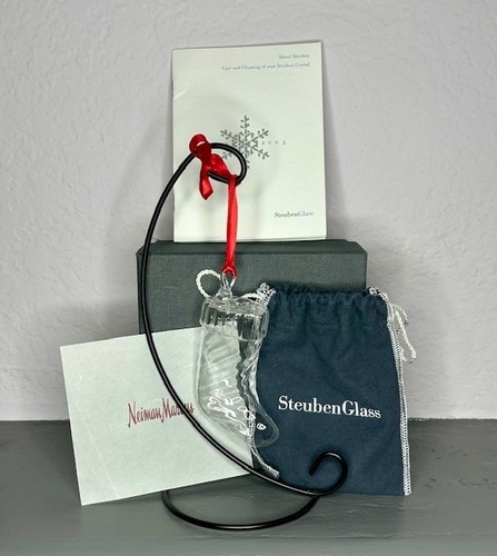 Steuben glass stocking - steuben,