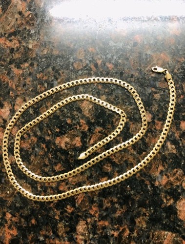 Solid 9ct gold cuban curb - solid,