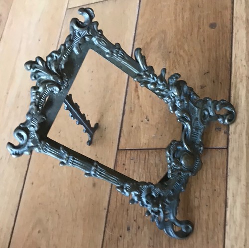 Vintage rococo design brass - design,