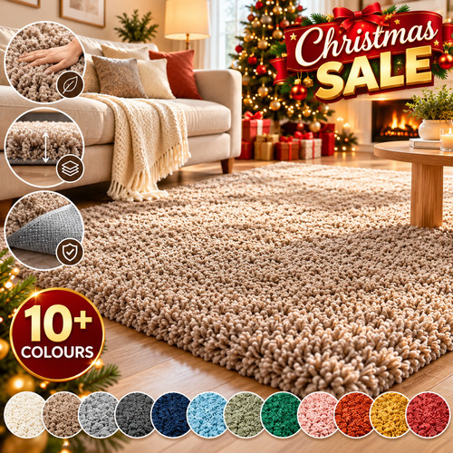Thick large shaggy rugs - thick,
