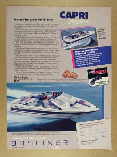 1987 bayliner 1750 capri - 1750,