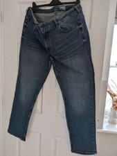 Mens Jeans W42 Navy Blue