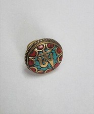 HANDMADE Multi Stone Brass
