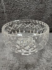 Quality Crystal potpourri / Rose Bowl + Metal Wire (10.5cm H x 16.5cm dia)