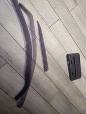 HEKO TINTED WIND DEFLECTORS for MITSUBISHI LANCER EVO 2003-2007 3pc