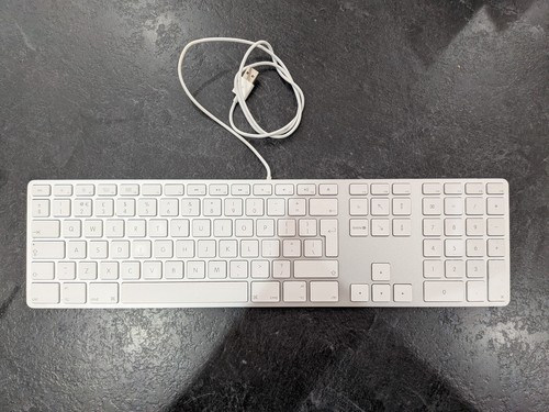 Apple wired keyboard with - wired,