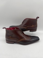 Jeffery West Brown Leather Scarface Chukka Boots UK 9 EU 44 BNWOB