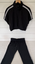 True Religion Black Crop Top
