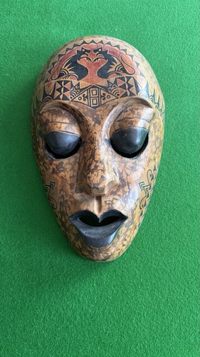 Hand carved wooden - wooden, mask