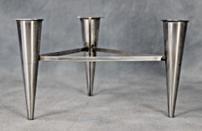 Rare Pierre Forsell Gense Sweden Modernist Triangular Candelabra Candle Stick