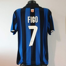 FIGO 7 Inter Milan Shirt - Large - 2007/2008 - Centenary Jersey Nike Home