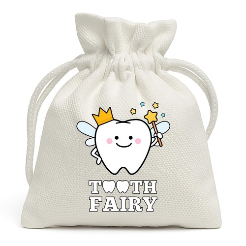 Personalised tooth fairy bag - fairy,