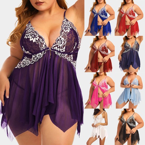 Plus size womens sexy sheer - size,